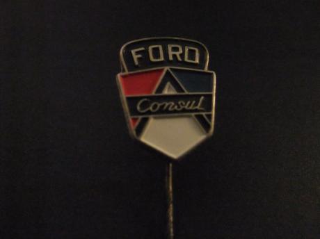 Ford Consul Engese auto eind jaren 50 begin jaren 60, logo